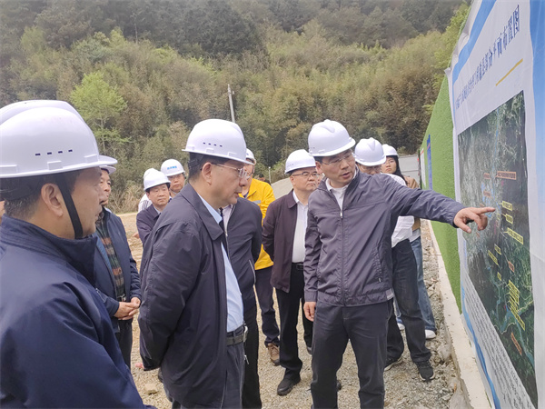 4月1日，安徽省人大常委会副主任魏晓明查调研防洪项目进展情况，县政府县长王奇勇等相关部门负责人陪同调研。.jpg