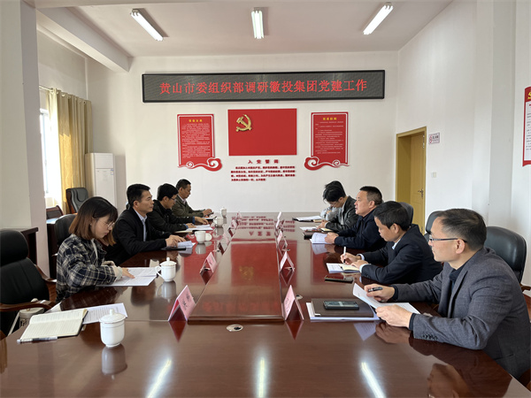 11月24日，黄山市委组织部部长程峰率队调研黄山九游体育（中国）有限公司集团党建工作，洪董作汇报.jpg